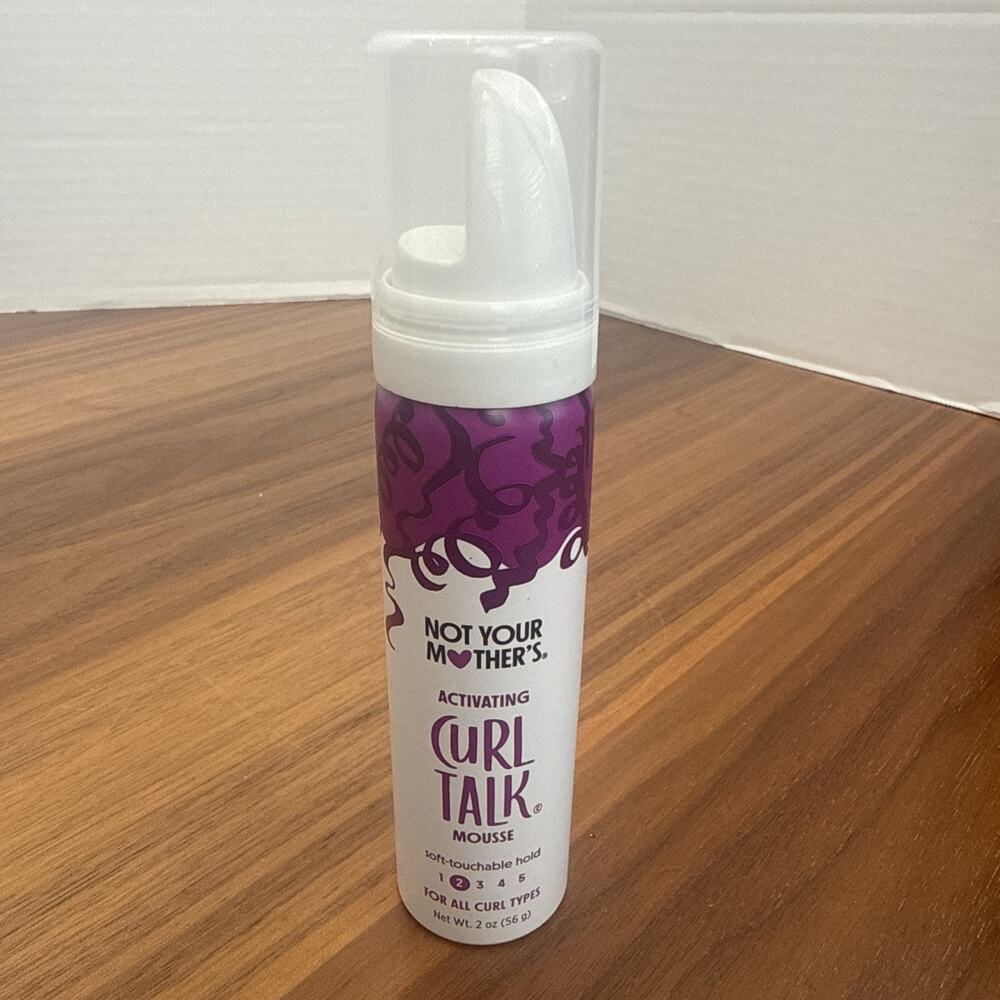 Not Your Mother's Curl Talk Curl Enhancing Mousse 2 oz Humidity Resistant